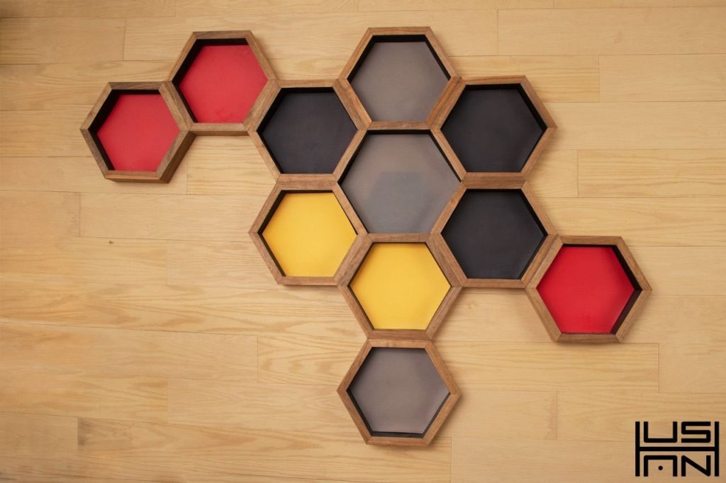 Hexágonos de pared